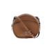 Coach Leather Crossbody Bag: Pebbled Brown Solid Bags