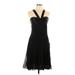 Maggy London Casual Dress - Mini: Black Solid Dresses - Women's Size 10