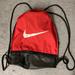 Nike Bags | Nike Brasilia Gymsack Drawstring Bag | Color: Black/Red | Size: Os