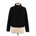 The North Face Track Jacket: Short Black Solid Jackets & Outerwear - Women's Size Large