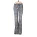Anne Klein Jeans - Low Rise Boot Cut Boot Cut: Blue Bottoms - Women's Size 6 - Medium Wash