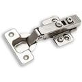 Berta 110 Degree Full Overlay Soft Closing Clip on Frameless Cabinet Hinges (30 Pack)