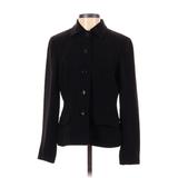 Ann Taylor LOFT Blazer Jacket: Black Jackets & Outerwear - Women's Size 4 Petite