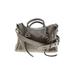 MICHAEL Michael Kors Leather Satchel: Gray Bags