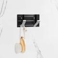 Lloopyting Over The Door Hooks Wallpaper Creative Invisible Hook Space Aluminum Entryway Hanging Hook Hidden Hook Silver 20*8*4cm