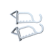 Dependable Industries inc. Essentials Over-The-Door Hanger Hook Set â€“ 2-Pack of 7 in. Plastic Over-The-Door Hangers & White Over-The-Door Hooks â€“ Over-Door Hooks for Hanging Clothes & Towels Laundry