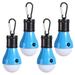 Coolmade LED Lantern Tent Camping Light 4 Pack Portable LED Tent Lamp Emergency Light Bulb Battery Operated 3 Mode Night Light for Backpacking Hiking Fishing Shed Playhouse Indoor Outdoor Activities