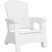 KEERDAO UV-Resistant Stylish Adirondack Outdoor Backyard Patio Chair with in-Seat Storage White