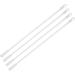 Vertical Blinds 4pcs Blind Wands Window Blind Tilt Rods Vertical Wand Control Handle Clear Blind Tilt Wand Replacement with Hook and Blinds Opener Accessory Blinds& Shades