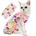 Cat Surgical Recovery Suit After Surgery Wear Pajama Suit Home Indoor Pets Clothing(Doughnut) - S