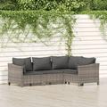 Andoer parcel Patio Conversation Rattan Patio Furniture Set With Conversation Rattan 3187272 Furniture Patio 4 Piece Poly RattanFurniture Patio Set Furniture Set Stable Steel Frame Rewis