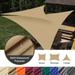 YEAHMART Sun Shade Sail Rectangle/Triangle/Square Canopy Shades for Outdoor Patio Pergola Cover Sunshade Sails UV Blocking Canovas Covers