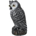 AntiGuyue Realistic Owl Statue Decoration Garden Bird Deterrent for Outside Fake Owl Modeling Statue Garden Decor