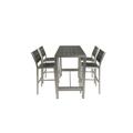 All aluminum bar counter and bar chair set for Patio Garden Outdoor