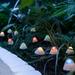 Solar Mushroom Garden Lights for Outside iMounTEK 10 LED Solar Stake Lights Outdoor IP65 Waterproof for Fence with 8 Lighting Modes Solar Pathway Lights for Patio Yard Decorative