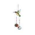 Hummingbird Feeder Charming Wind Chime Hummingbird Feeder Bird Feeders for Outdoor Glass Easy Clean Hummingbird Feeder Window Hummingbird House Courtyard Window Indoor Outdoor