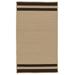 Colonial Mills 10 x 13 Beige And Brown Striped Rectangular Area Throw Rug