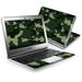 Skin Decal Wrap Compatible With Samsung Chromebook 11.6 Sticker Design Green Camo