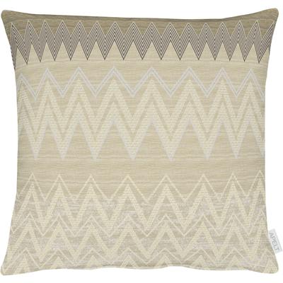 Kissenhülle APELT "Ipanema" Gr. 1, beige (beige, natur), B:49cm H:0,5cm L:49cm, Polyester, Baumwolle, Obermaterial: 70% Polyester, 20% Baumwolle, 10% Polyacryl, Kissenbezüge Image