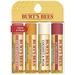 Lip Balm Burt s Bees Moisturizing Lip Care 100% Natural SuperFruit - Pomegranate Coconut & Pear Mango Pink Grapefruit (4 Pack)