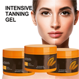 3PC 2024 Tanning Gel Brown Tanning Gel Tanning Accelerator Cream Soft Brown Intensive Tanning Luxe Gel carroten tanning gel Tanning Luxe Gel Tanning Cream for Sunbeds & Outdoor Sun