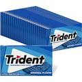 Trident Original Flavor Sugar Free Gum 14 Pieces (Pack of 24) (336 Total Pieces)