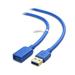 Cable Matters USB to USB Extension Cable (USB 3.0 Extension Cable/USB 3 Extension Cable) in Blue 10 Feet
