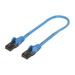 Belkin A3L980-01-BLU-S 1 ft. Cat 6 Blue Patch Cable CAT6 Snagless RJ-45M / RJ-45M