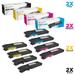 LD Compatible Replacements for Dell C2660dn C2665dnf Set of 8 High Yield Toner Cartridges: 2 Black 593-BBBU 2 Cyan 593-BBBT 2 Magenta 593-BBBS & 2 Yellow 593-BBBR