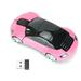 Laptop Mouse Smart CarShaped Portable 2.4G Cordless Mouse with USB Receiver for Office Laptop Computer Tablet(Pink )