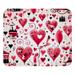 Valentine s Day 8.3x9.8 Inch Square Desk Mat with Non-Slip Rubber Bottom for Office and Gaming â€“ Printed Mouse Mat Desk Mat Gaming Mouse Pad