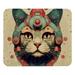 Cat Gaming Mouse Pad Mouse Mat Mouse Pad - Square 8.3x9.8 Inch Printed Non-Slip Rubber Bottom - Suitable for Office and Gaming