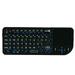 Mini Keyboard 2.4G Wireless Backlit Integrated Design Inbuilt Rechargeable Battery Wireless Keyboard with Touchpad