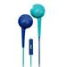 Maxell Jelleez Twist Earbuds with Microphone Blue