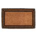 Solid with Border 18 x 30 Extra Thick Hand Woven Coir Doormat