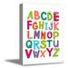 Awkward Styles Alphabetical Canvas Art Alphabet Framed Picture Funny Monster Alphabet Kids Room Wall Art Nursery Room Canvas Decor Alphabet Poster Prints Nursery Printed Wall Decor for Children