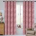 Urbanest Scroll Jacquard Damask Semi-Sheer Grommet Curtain Panels (Set of 2)