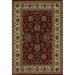 Sphinx Ariana Area Rug 130/8 Red Persian Vines 8 x 8 Round