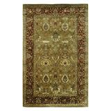 SAFAVIEH Persian Legend Amy Floral Bordered Wool Area Rug Light Green/Rust 3 6 Round