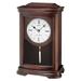 Seiko Suki Chime Clock w/Pendulum Brown Mantel Clock QXQ013BLH