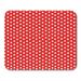 KDAGR Colorful Polkadot Polka Dot Red White Pattern Spot Abstract Big Circle Mousepad Mouse Pad Mouse Mat 9x10 inch