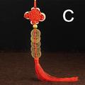 1/3pcs Copper Coin Chinese Knot Coins Decor Chinese New Year Decoration Hanging Red Chinese Knot Pendant Traditional Pendant Festival Lunar New Year Decor