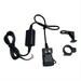 1pc Motorcycle Handlebar Dual USB Charger Adapter Waterproof 12V-24V Power Outlet Handle Mirror Mount Bracket With Switch Car Charger For All Phone