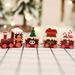 1pc Christmas Small Train Wooden Train With Christmas Tree Elk And Gift Ornament Christmas Gift Desktop Decoration Ornament Small Gifts Bridesmaid Gifts Christmas Gifts Christmas Decor Aesthetic Room