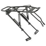 Bike Rear Rack Cargo Rack Adjustable Luggage Carrier Rack Aluminum Alloy Luggage Rack Easy to Install for Mountain Bike Road Bike