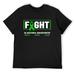 Mens Glaucoma Awareness Shirt - Green Ribbon Fight Glaucoma Raglan Baseball Tee Black 4X-Large