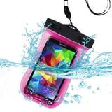 Waterproof Sports Armband Case Bag Pouch for Google Pixel 3 Pixel 2 Pixel 5.0 Blackberry Z10 Priv Leap (Hot Pink) + MND Mini Stylus