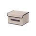 Collapsible Storage Box with Lid Linen Fabric Foldable Bins Organizer Storage Bins Closet Organizers and Storage Organization and Storage Storage Shelves Office