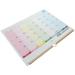 2024 Wall Calendar Home Accessory English Paper Blank Space Tear-off Dating Work Wall-mounted