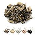 Mr. Pen- Binder Clips Small Binder Clips 50Pack 0.75 in Bronze Small Clips Paper Binder Clips Binder Clips Small Size Small Paper Clips Office Clips Micro Binder Clips Mini Binder Clips